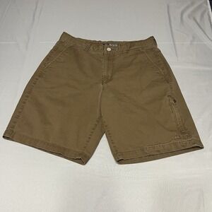 Y2K Nike ACG Cargo Shorts Men's 32 Tan Outdoor Hiking Utility Zip Pocket Gorp